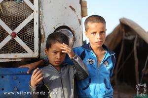 Petits bédouins, dans la région de Sfissifa, Wilaya de Naama
