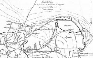 Restitution de l\'enceinte de Pomaria et Agadir, par rapport à Tagrart - Plan vieux Tlemcen