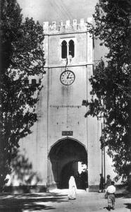 Tlemcen Photo Ancienne - L\'horloge et la porte du Mechouar