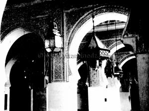 Tlemcen Photo Ancienne - Interieur mosquee Sidi Boumediene