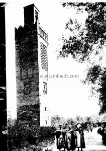 Tlemcen Photo Ancienne - Minaret d\'Agadir