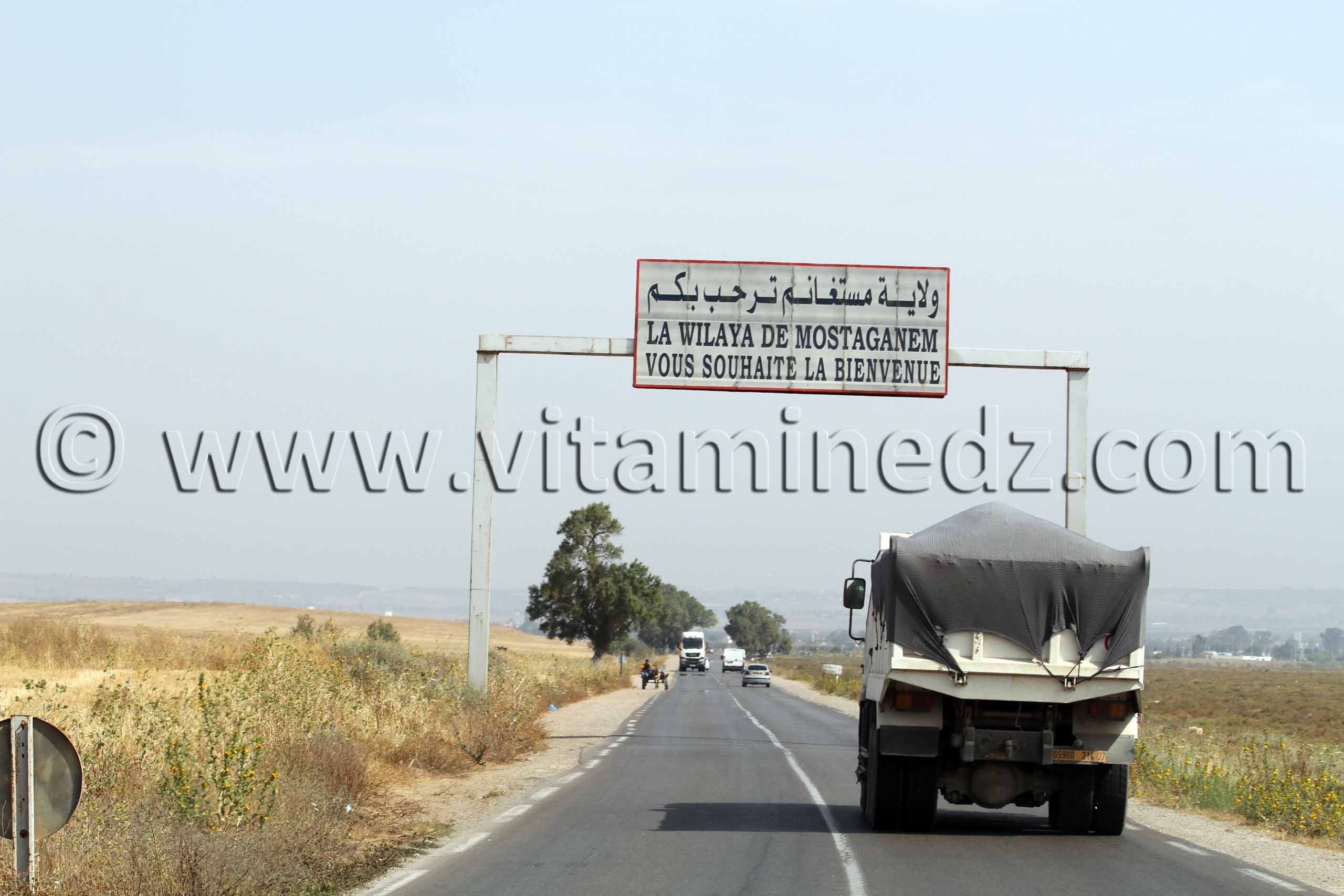 Entrée wilaya de Mostaganem, commune d'El Hassiane