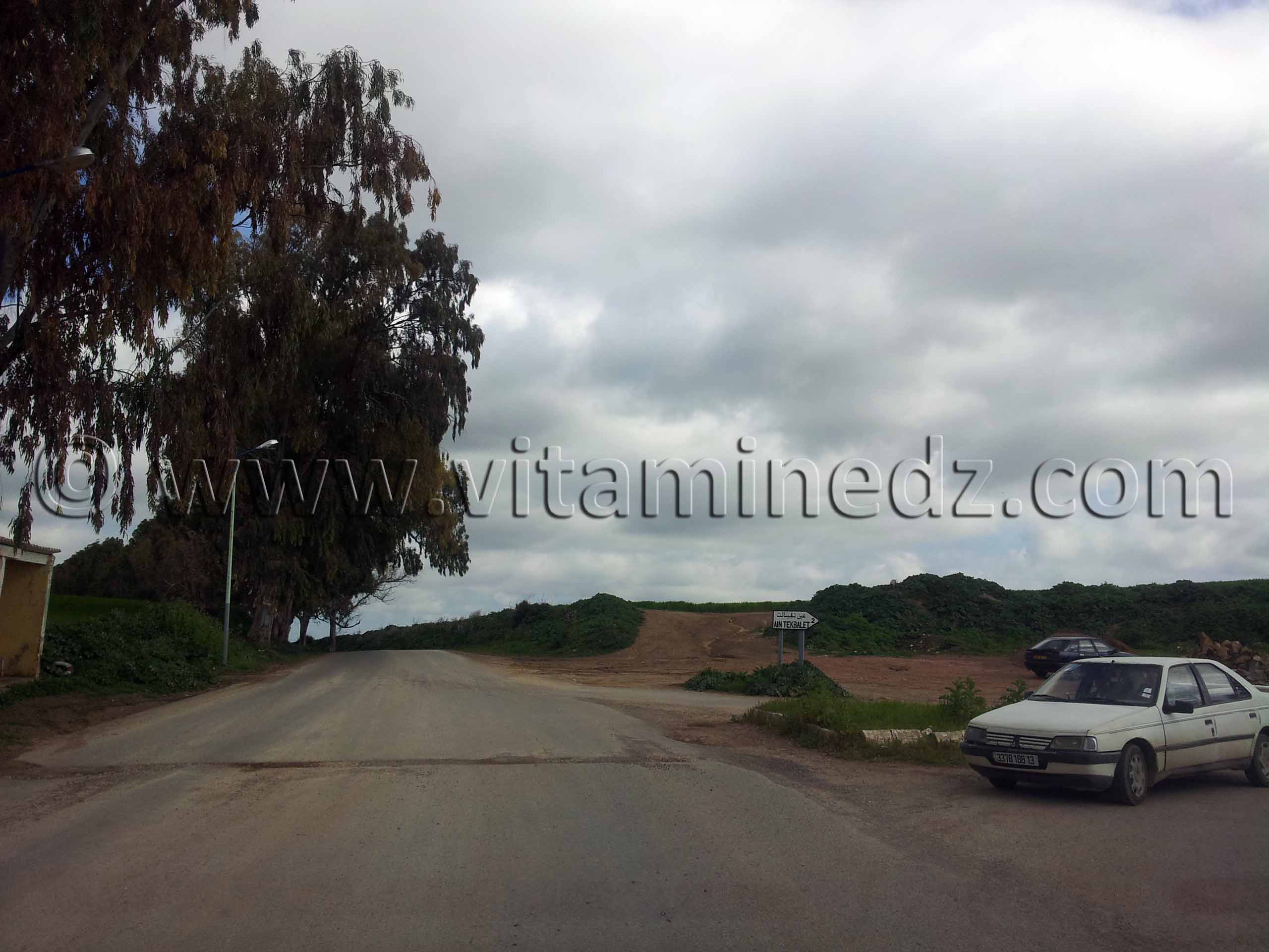 RN2 Tlemcen - Vers Ain Takbalet, Commune de Bensekrane