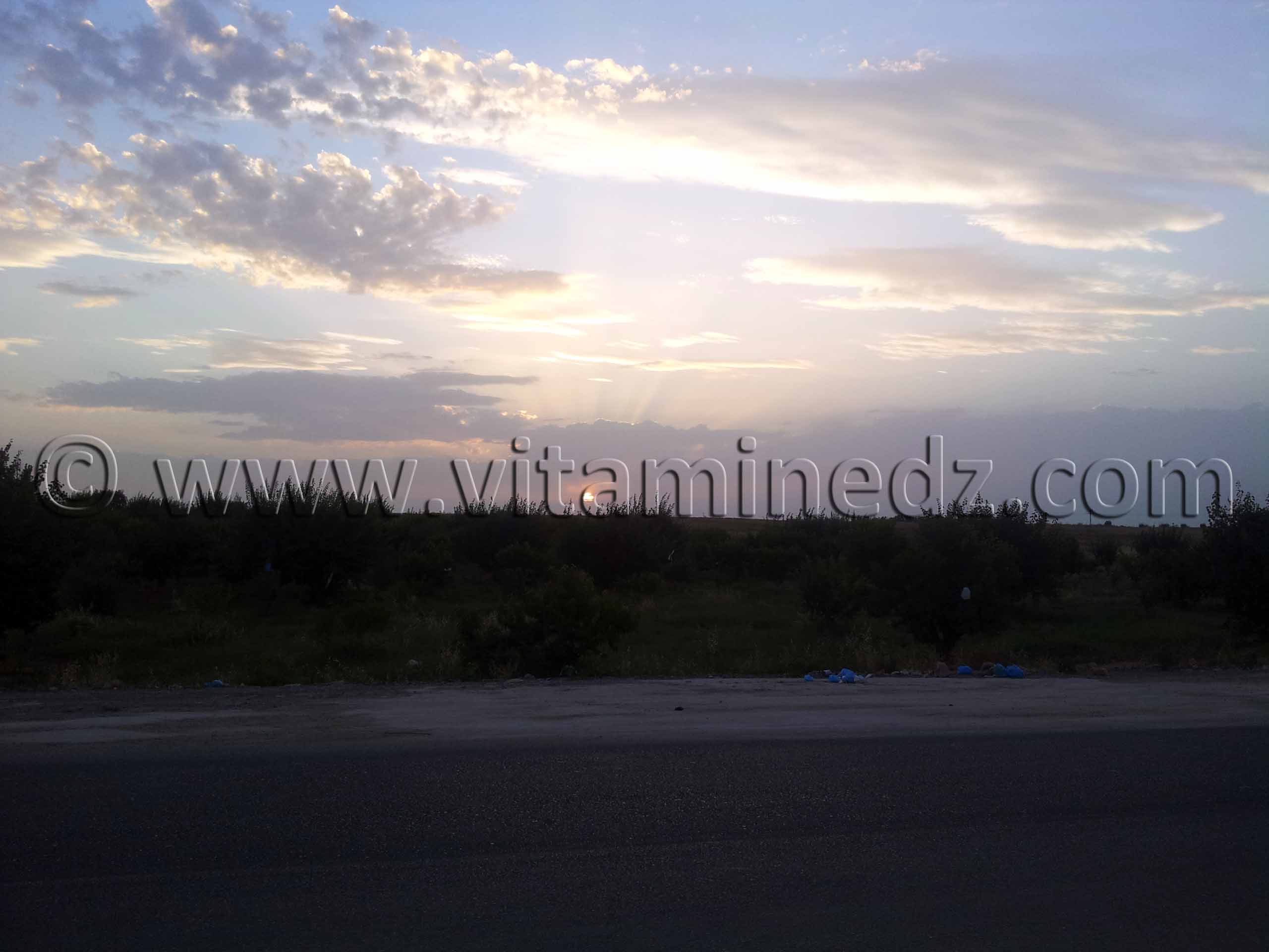 Tlemcen - Coucher de soleil, kiffane