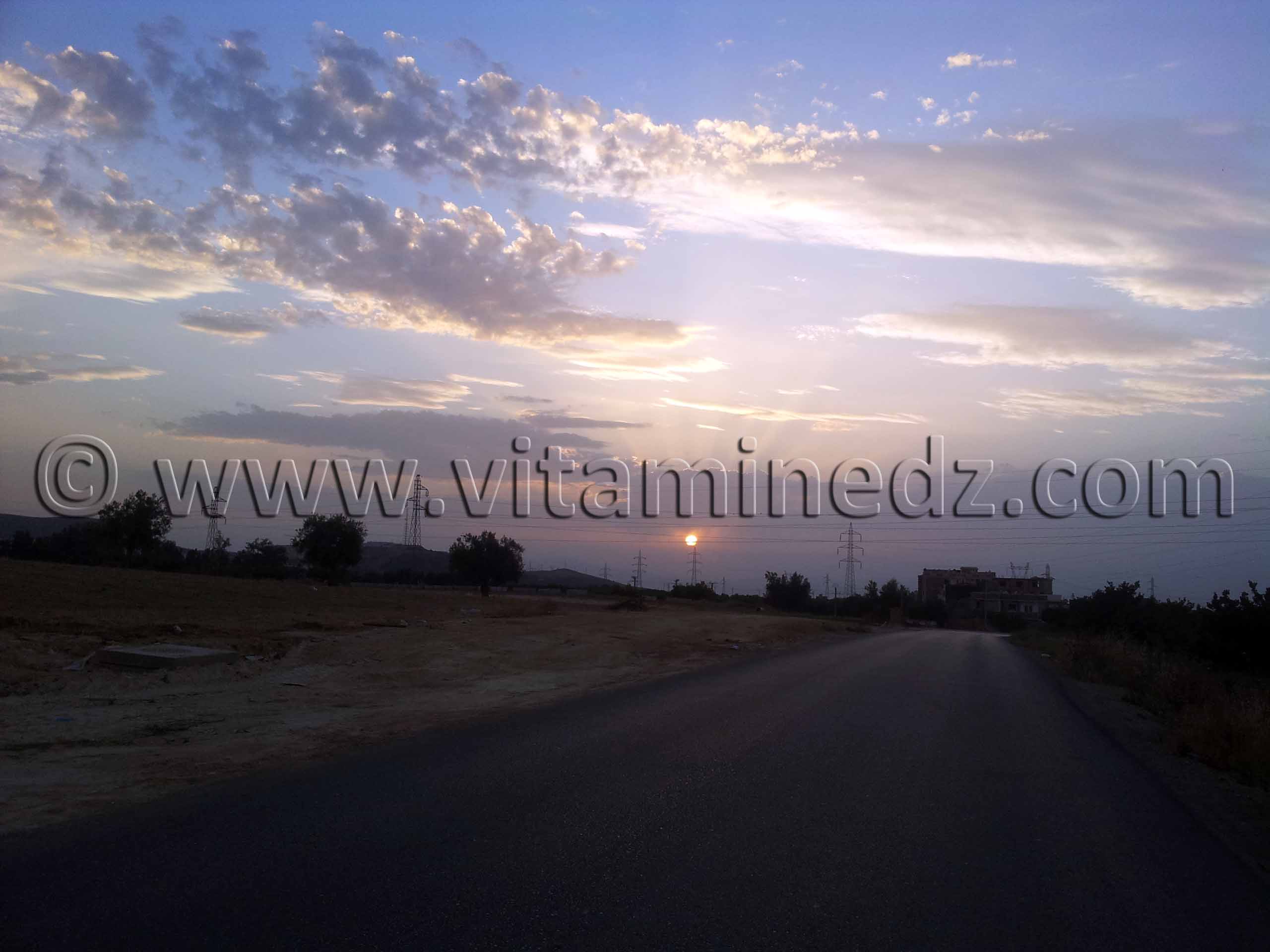 Tlemcen - Coucher de soleil, kiffane