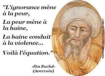 Citation d'Ibn Rochd