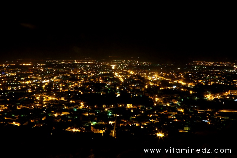 Vue nocturne de Tlemcen, de Lalla Setti