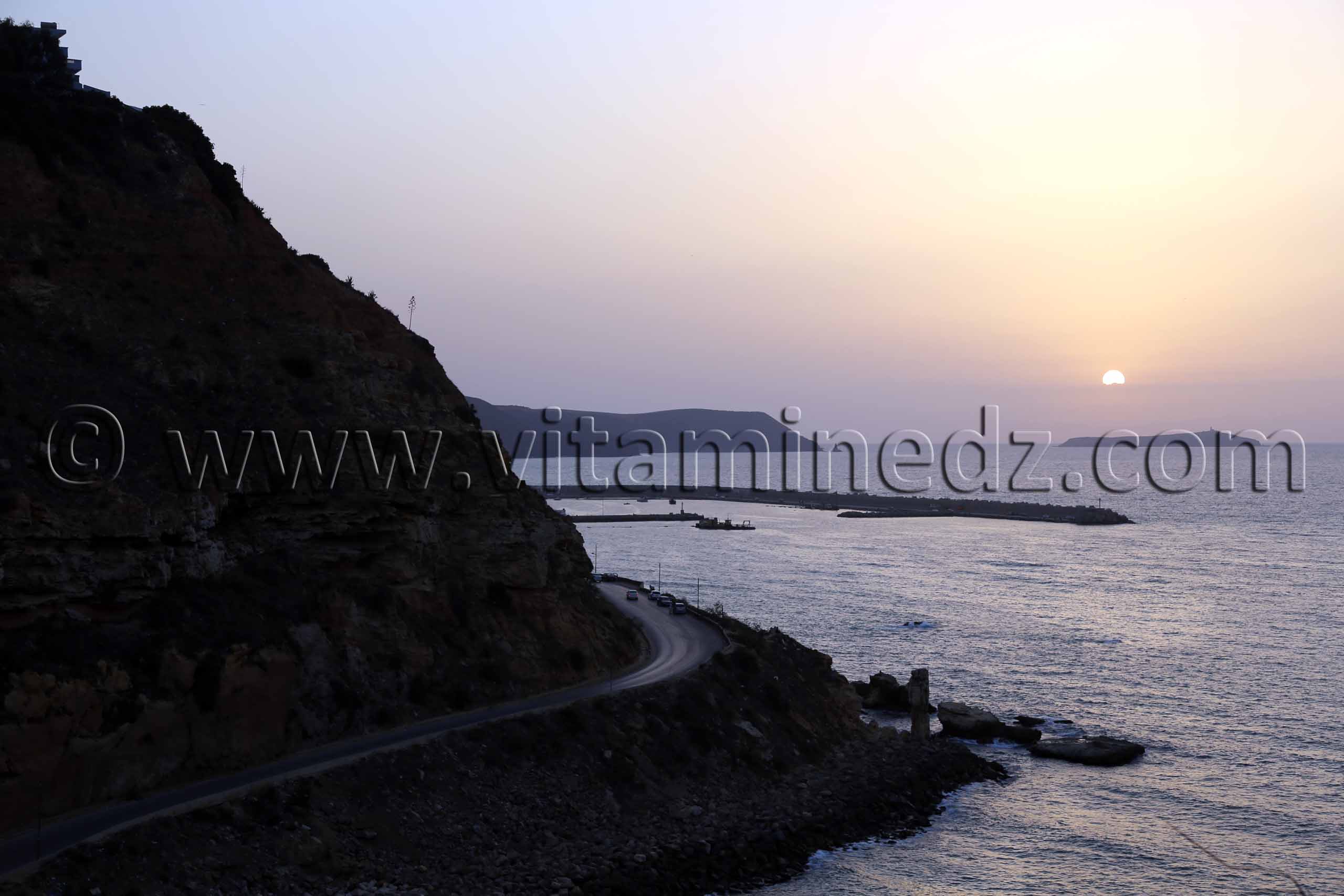 Coucher de soleil à Beni Saf