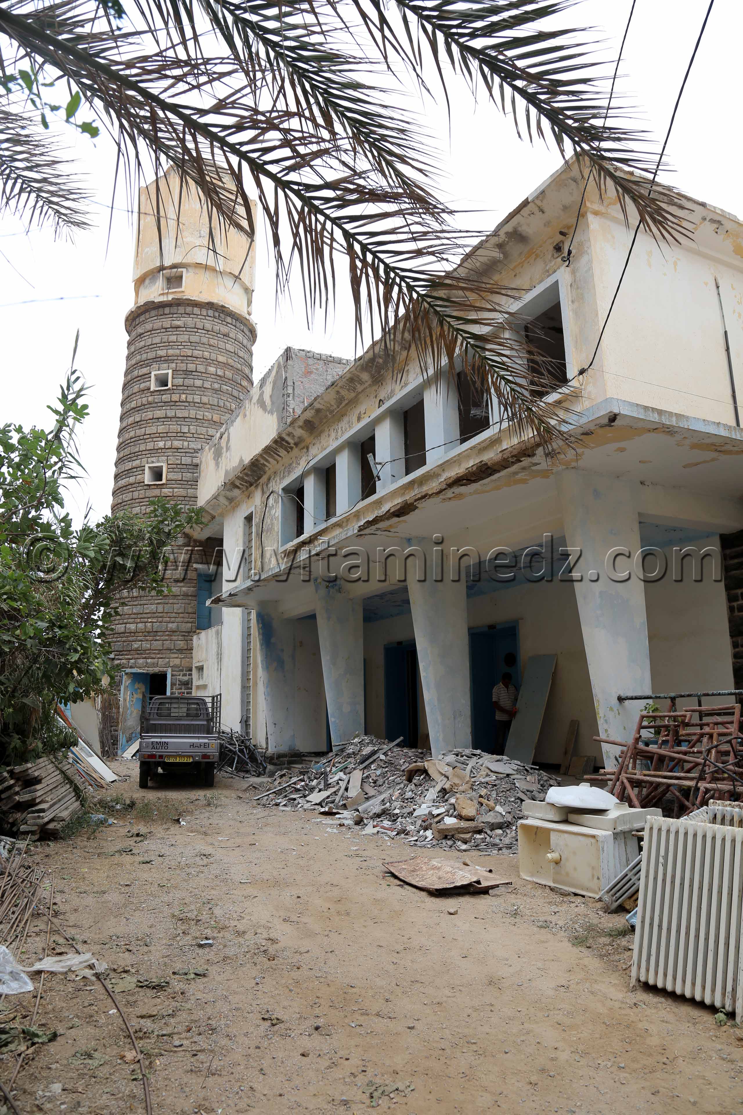 Travaux de rénovation de l'aquarium de Beni Saf