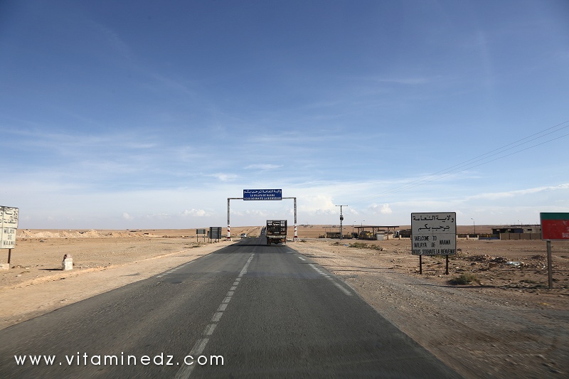 Entrée de la wilaya de Naama, commune de Kasdir