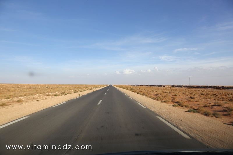 Les routes longues et droites de Naama, commune de Kasdir
