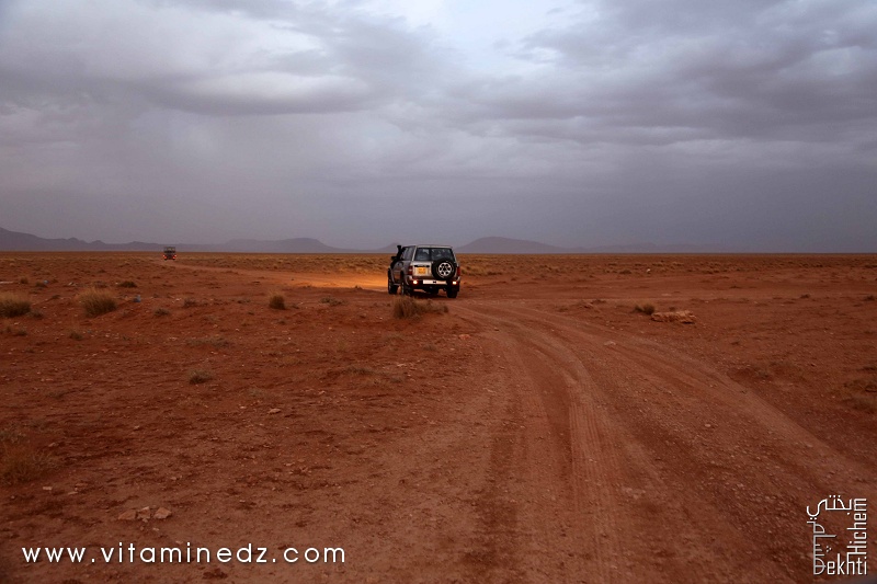 4X4 dans la steppe de la Wilaya de Naama