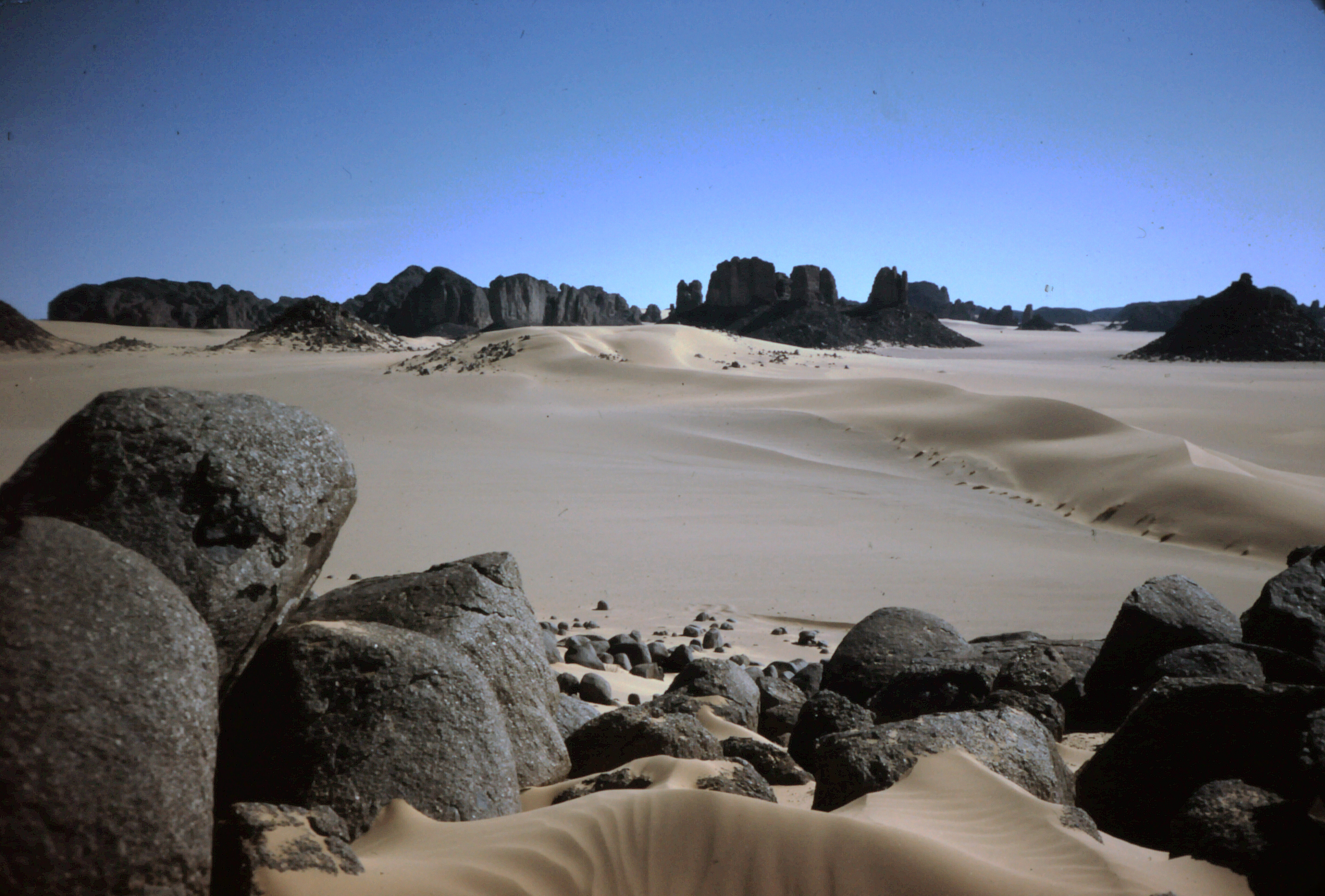 Vue du Tassili n'Ajjer près de Fort Gardel