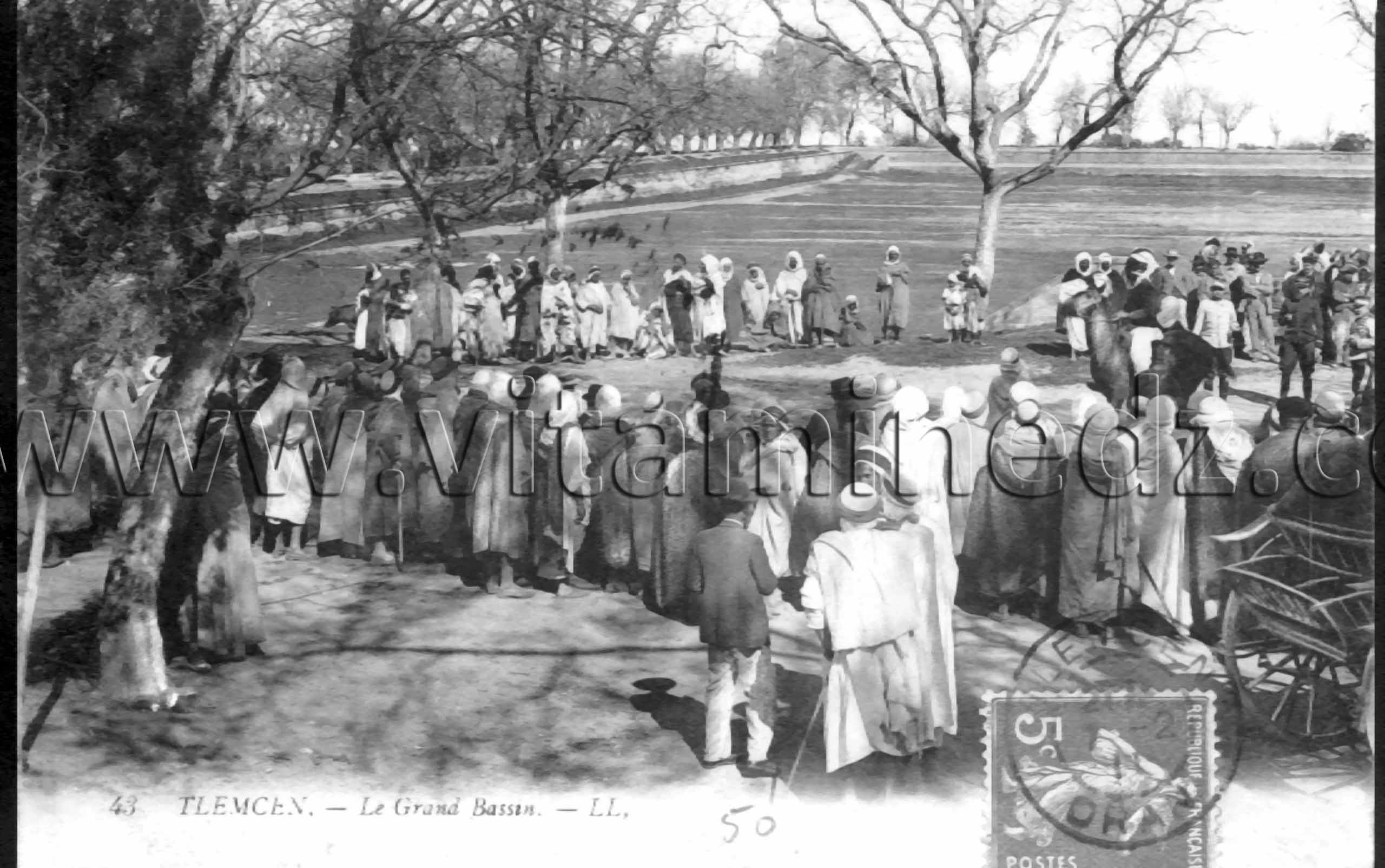 Tlemcen Photo Ancienne - Grand bassin
