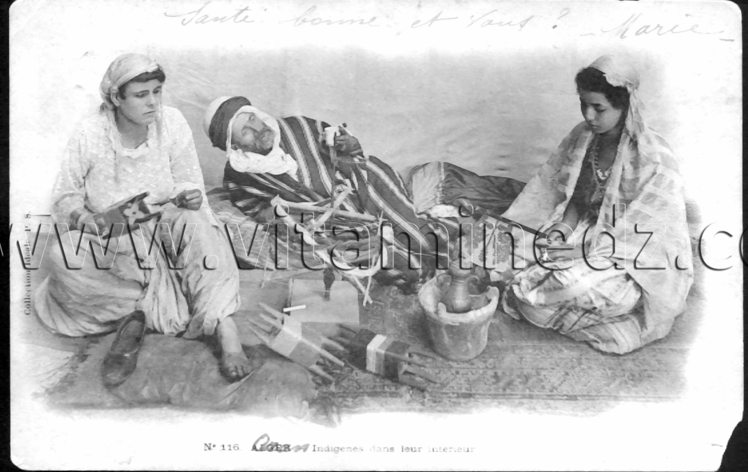 Tlemcen Photo Ancienne - indigènes