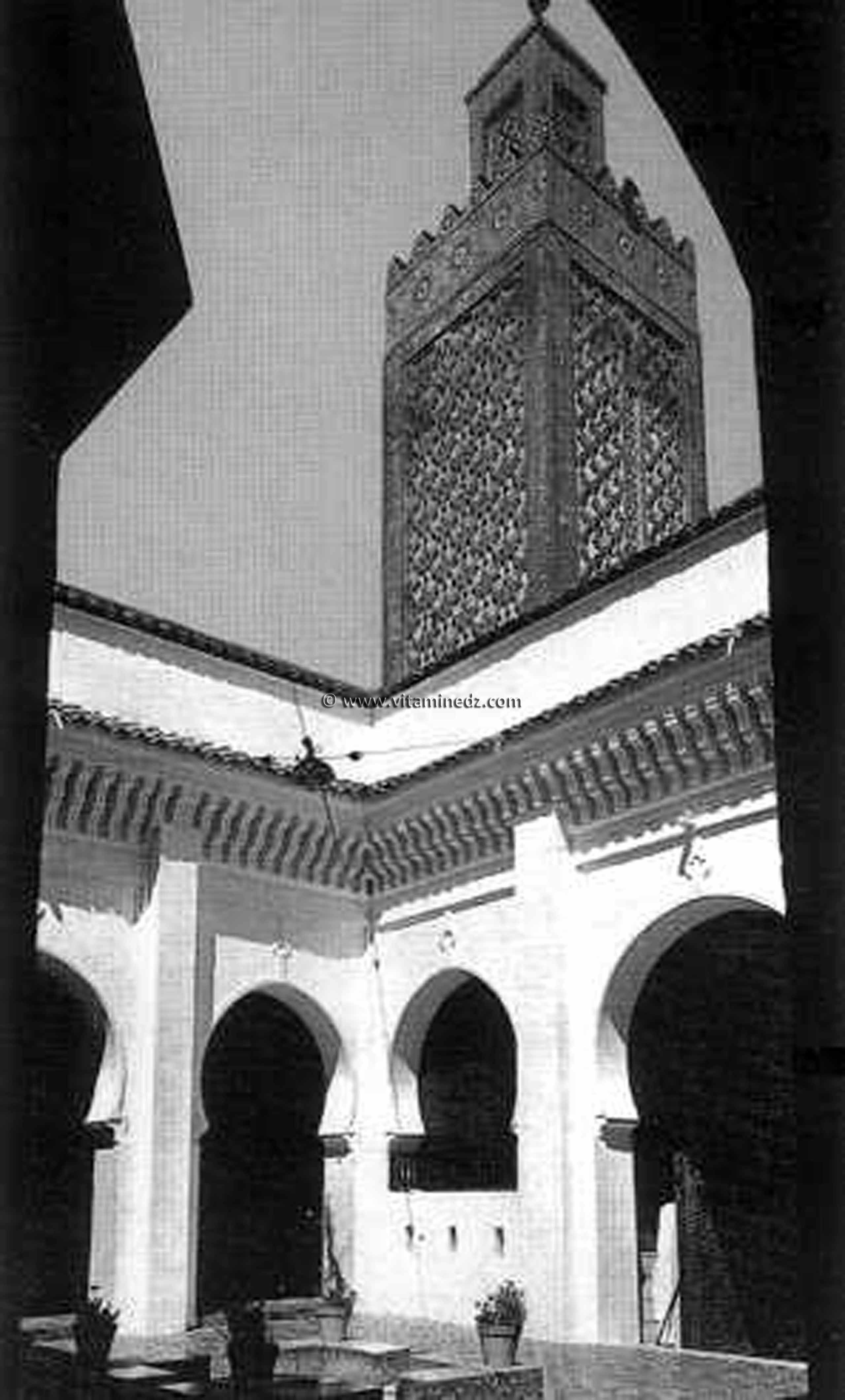 Tlemcen Photo Ancienne - Interieur Mosquée Sidi Boumediene