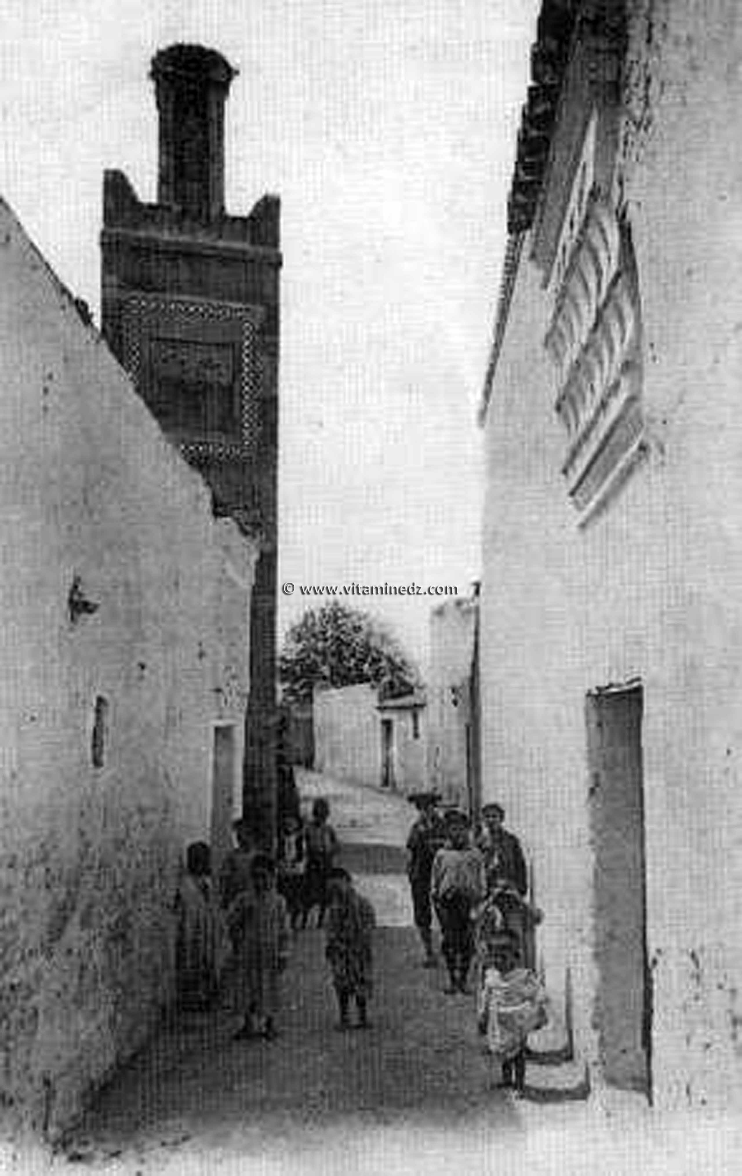 Tlemcen Photo Ancienne - Derb et mosquée ouled Sidi El Imam