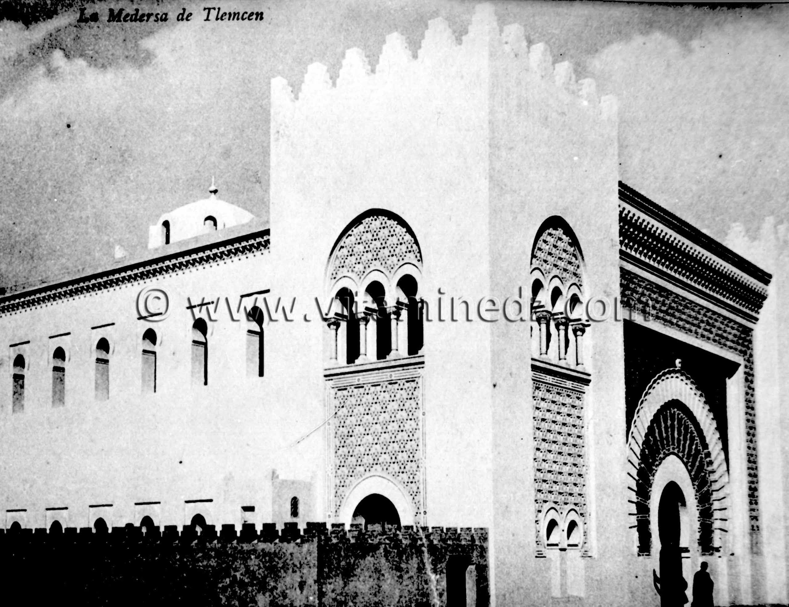Tlemcen Photo Ancienne - La Mederssa (Ecole Franco-musulmane)