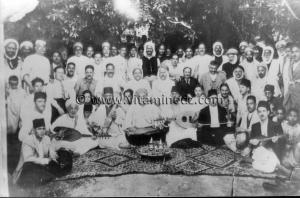 Tlemcen - Musique andalouse - Cheikh Larbi Bensari, photo souvenir