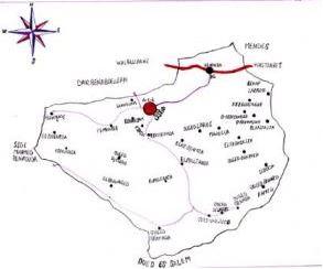 خريطة لبلدية سيدي لزرق