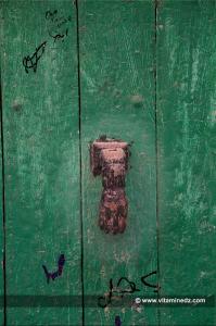 Tlemcen - Porte et heurtoire ancien, Quartier historique d\'El Eubbad