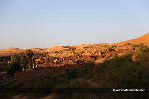 Ksar Bakhti, près de Taghit, totalement en ruines.
