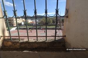 Petit terrain de foot de l'école des cadets à Tlemcen