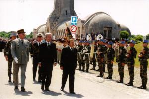 Le président Bouteflika à Verdun (France)
