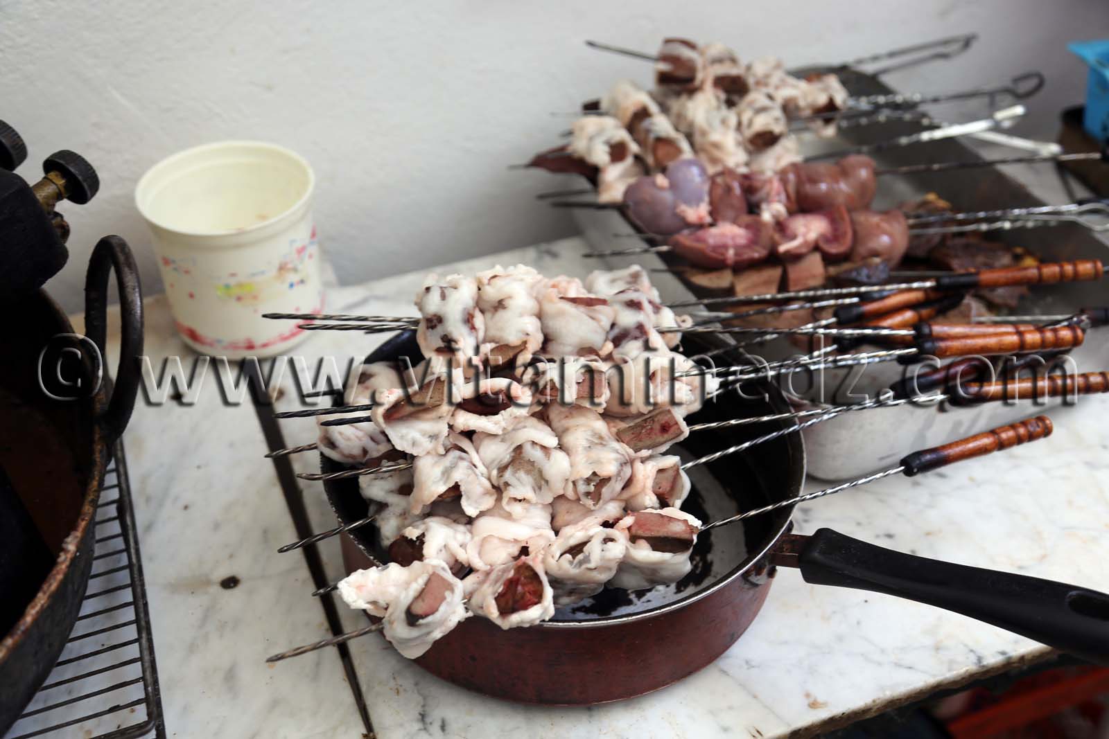 Brochettes de Malfouf (et rognons)