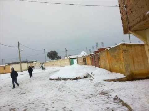 سيدي لزرق مغطات بالثلوج