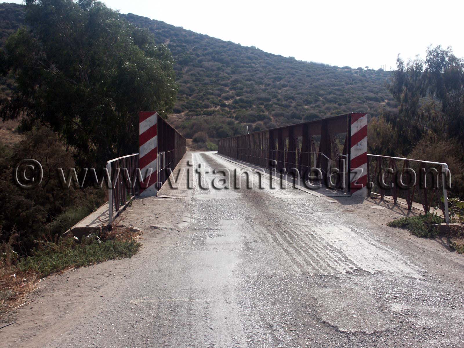 Pont métallique traversant la Tafna (Oulhassa - Wilaya Ain Temouchent)