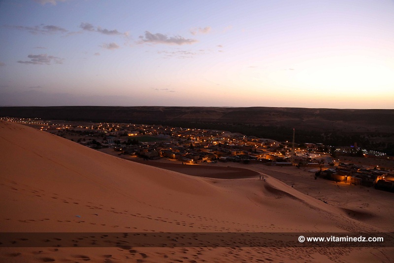 Taghit, Dune et coucher de soleil