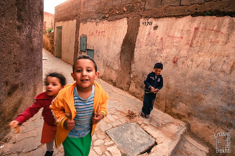 Tlemcen - Enfants au Quartier historique d'El Eubbad