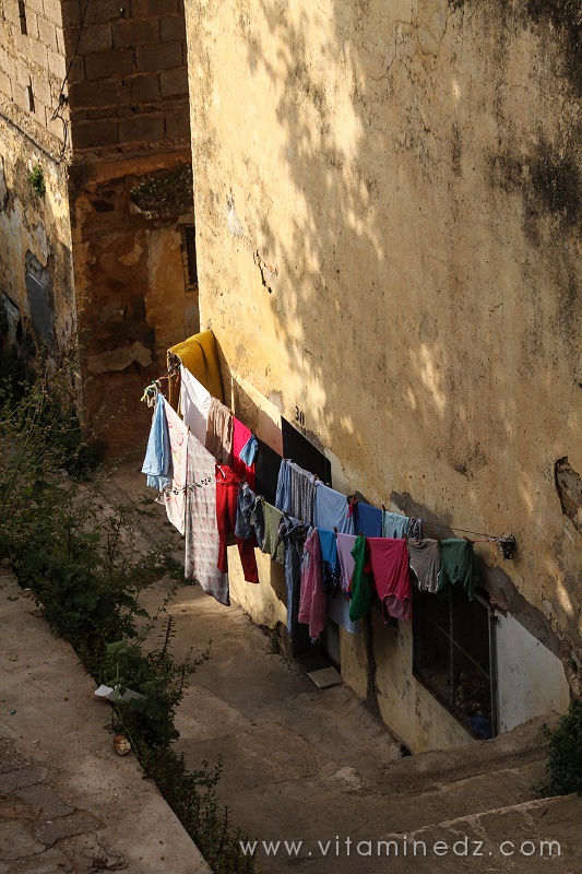 Tlemcen - Séchage de linge au Quartier historique d'El Eubbad