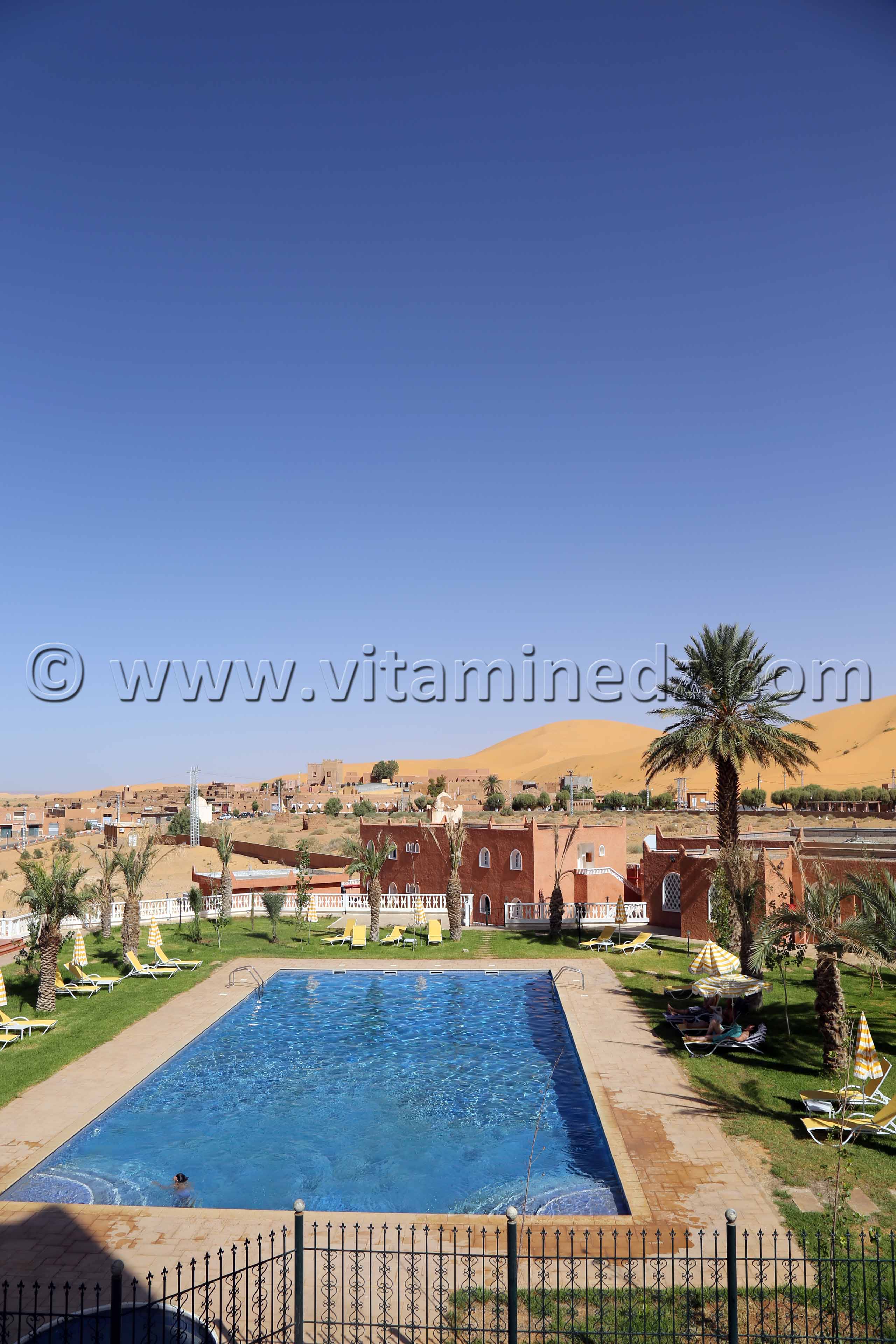 Taghit - La piscine Hôtel La Saoura (W. Béchar)
