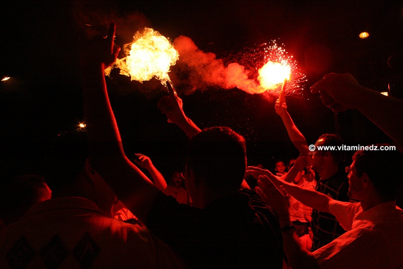 Mariage à Tlemcen, feux d'artifice
