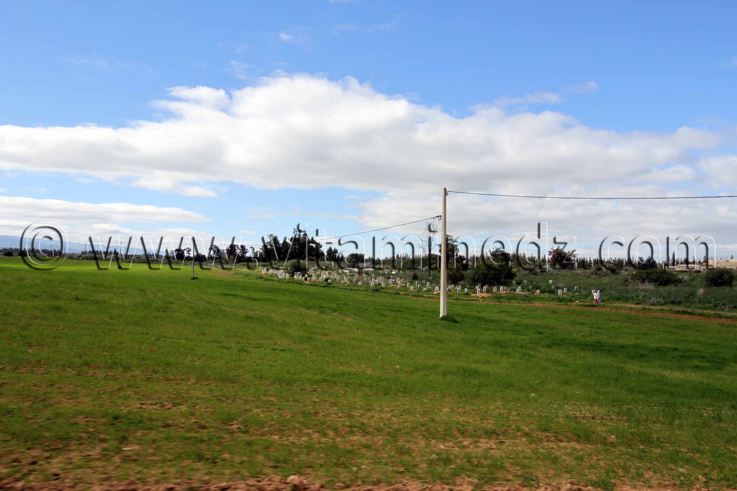Tlemcen - Commune Ain youcef, cimetière village de Boukoura