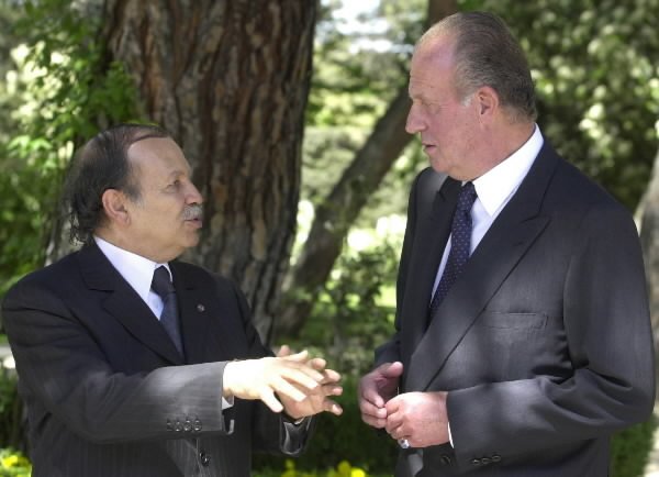 Le président Bouteflika avec Le roi Juan Carlos d'Espagne
