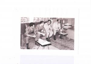 CDT 4 BRIGADE BOUHARRA ET  CDT 24 BATAILLON FERRAHI RAMDANE AU CANAL DE SUEZ 1967