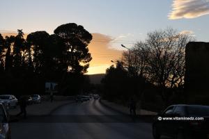 Coucher de soleil sur Mansourah