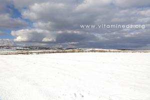Tlemcen  Parc National, neige abondante sur les hauteurs de Terny