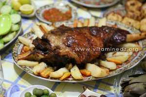 Recette de Samira  Gigot d\'agneau au four