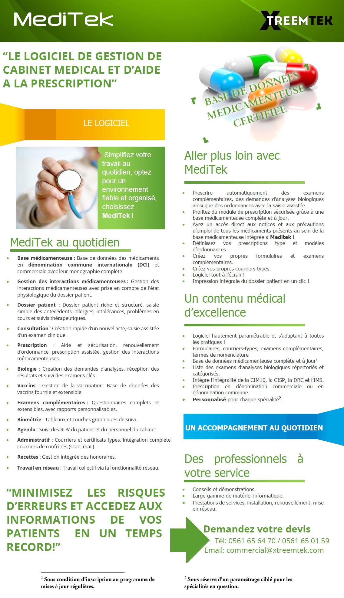 MediTek : nouveau logiciel pour medecins