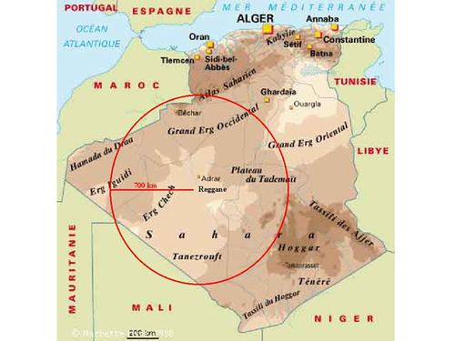 Algérie - Essais nucléaires français à Reggane:  Appel d’une association pour la décontamination de la région