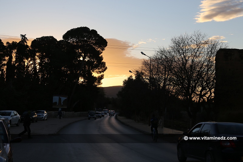 Coucher de soleil sur Mansourah