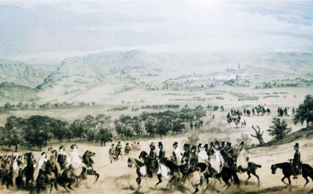 La rencontre du Maréchal Clauzel et du Général Mustapha