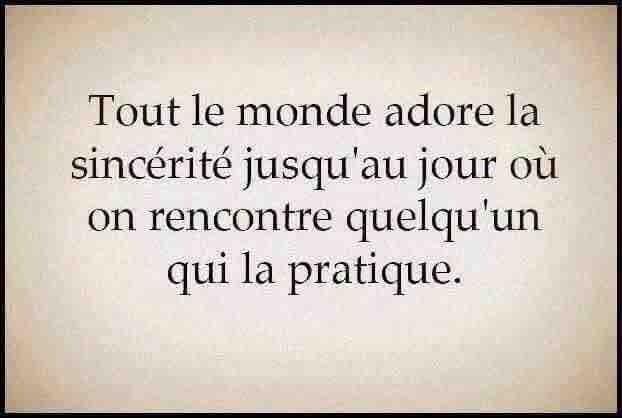 La sincérité