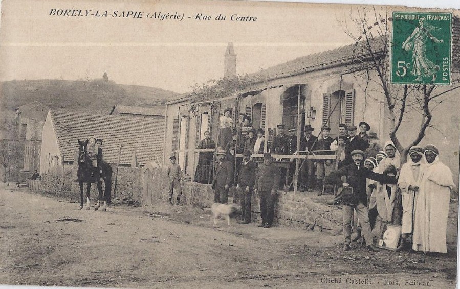 borely la sapie algérie rue du centre devant l'hotel fort