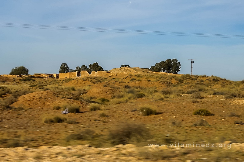 Un fort abandonné sur la route de Naama.