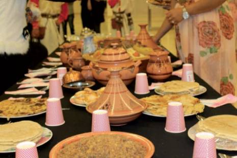 Bibliothèque centrale de Souk Ahras:  Exposition de produits du terroir